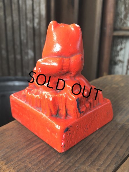 画像4: 60s Vintage Message Doll Red Devil " Keep Smiling " (R561)  (4)