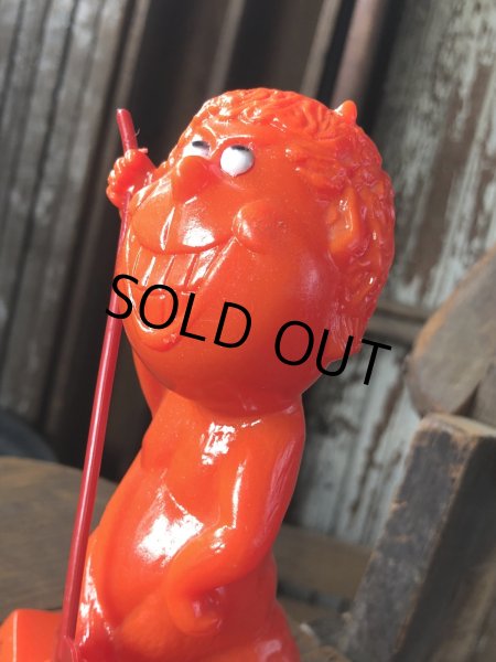 画像9: 70s Vintage Message Doll Red Devil " I'm a Horny Little Devil " (R562)  (9)
