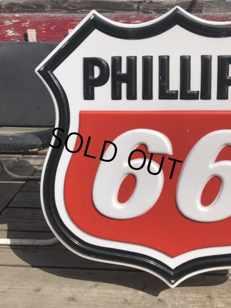 画像4: Vintage Original Phillips 66 Gas Station Lighted Logo Sign (R564)  (4)