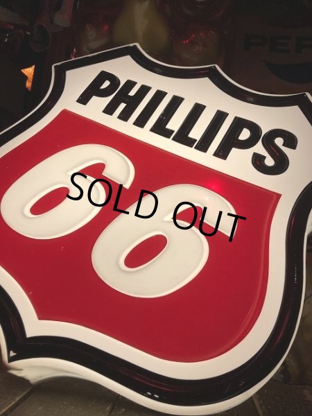 画像17: Vintage Original Phillips 66 Gas Station Lighted Logo Sign (R564)  (17)