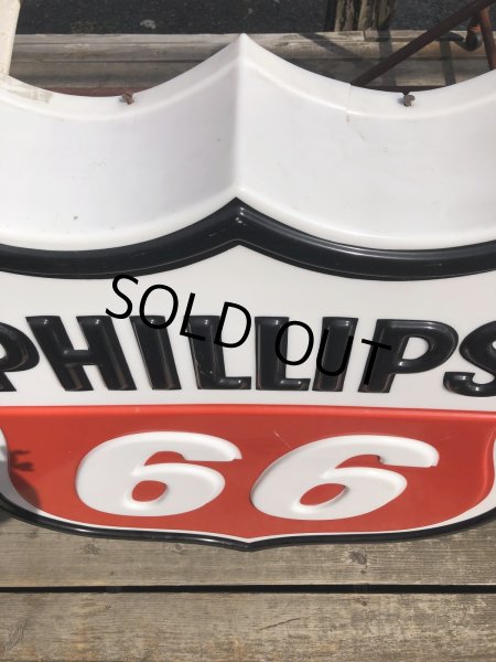 画像6: Vintage Original Phillips 66 Gas Station Lighted Logo Sign (R564)  (6)