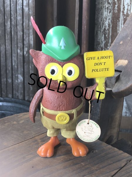 画像7: 70s Vintage R.Dakin Woodsy Owl Advertising Figure (R565) (7)