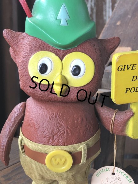 画像13: 70s Vintage R.Dakin Woodsy Owl Advertising Figure (R565) (13)