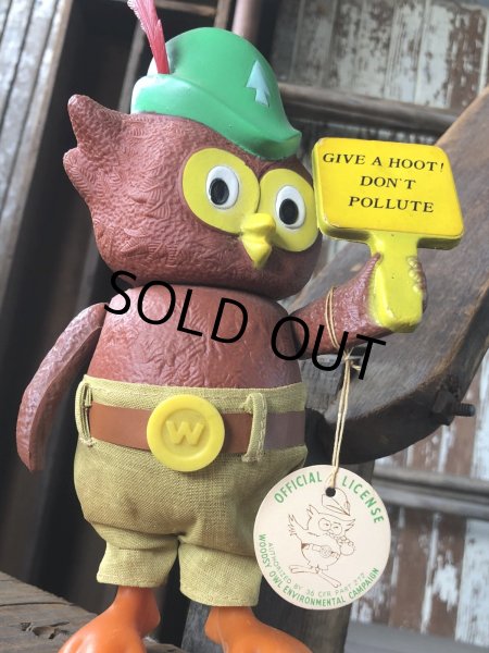画像14: 70s Vintage R.Dakin Woodsy Owl Advertising Figure (R565) (14)