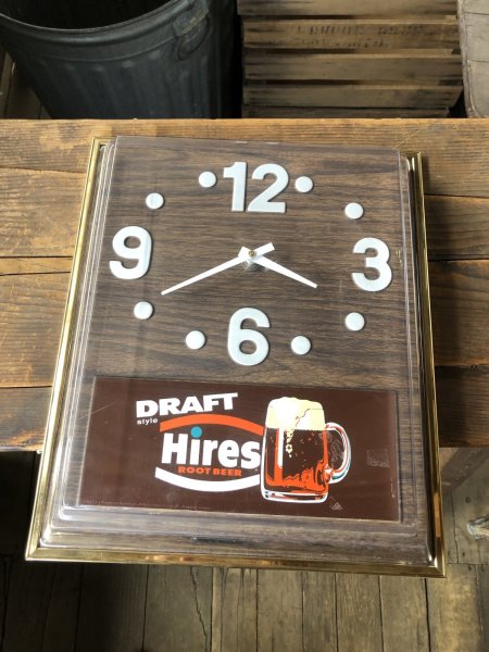 画像2: Vintage Hires Root Beer Advertising Store Display Wall Clock Sign (R566) (2)
