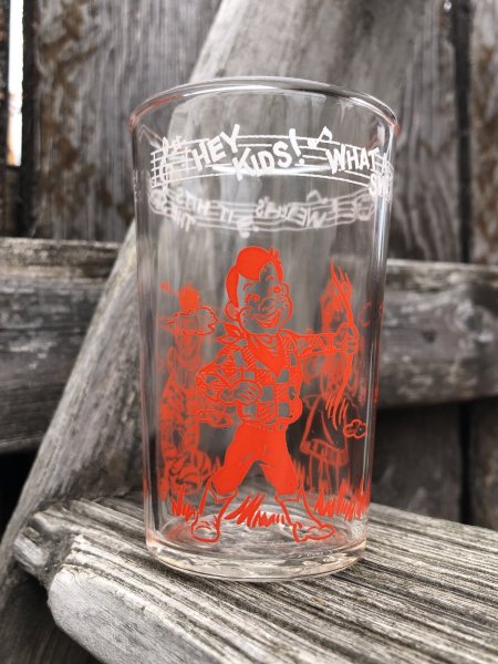 画像4: 50s Vintage Howdy Doody Welch's Juice Advertising Glass (R569) (4)