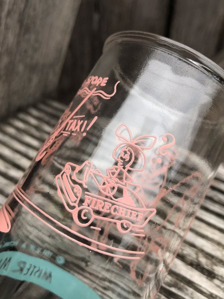 画像9: 60s Vintage Mister Magoo Mr Magoo Advertising Glass ICE CREAM STORE (R571) (9)