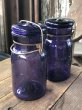 画像9: 10s Era Antique Purple Glass Jar (R573) (9)
