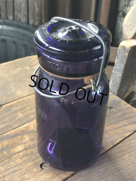 画像3: 10s Era Antique Purple Glass Jar (R572) (3)