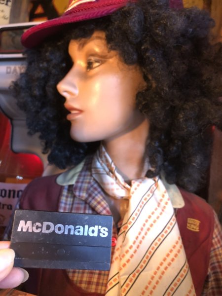 画像1: Vintage Fast Food Restaurant Employee Crew Name Tag Badge " McDonald's "(R576) (1)