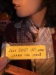 画像1: Vintage Fast Food Restaurant Employee Crew Name Tag Badge " JUST SHUT UP and ... "(R568) (1)