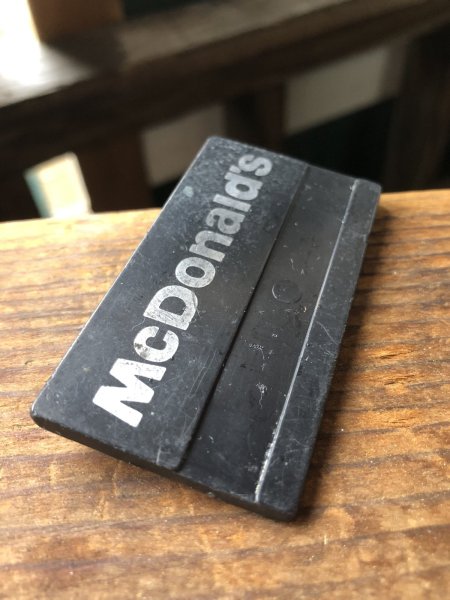 画像3: Vintage Fast Food Restaurant Employee Crew Name Tag Badge " McDonald's "(R576) (3)