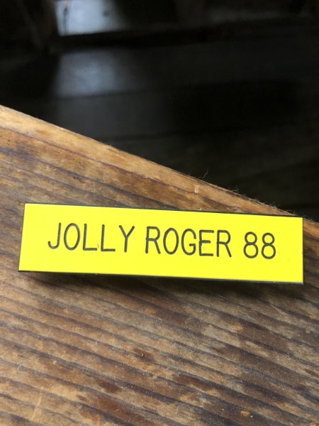 画像2: Vintage Fast Food Restaurant Employee Crew Name Tag Badge " JOLLY ROGER 88 "(R571) (2)