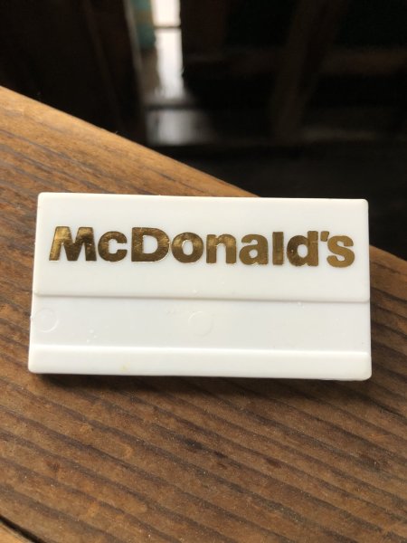 画像2: Vintage Fast Food Restaurant Employee Crew Name Tag Badge " McDonald's "(R575) (2)