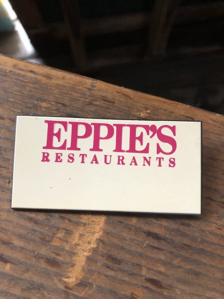 画像2: Vintage Fast Food Restaurant Employee Crew Name Tag Badge " EPPIE'S Restaurants "(R572) (2)