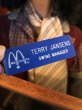 画像1: Vintage Fast Food Restaurant Employee Crew Name Tag Badge " McDonald's SWING MANAGER "(R574) (1)