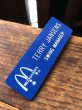 画像3: Vintage Fast Food Restaurant Employee Crew Name Tag Badge " McDonald's SWING MANAGER "(R574) (3)