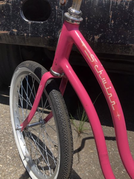 画像3:  【店舗引き取り限定】Vintage Schwinn Ladies Pink Bicycle 20" (R580) (3)