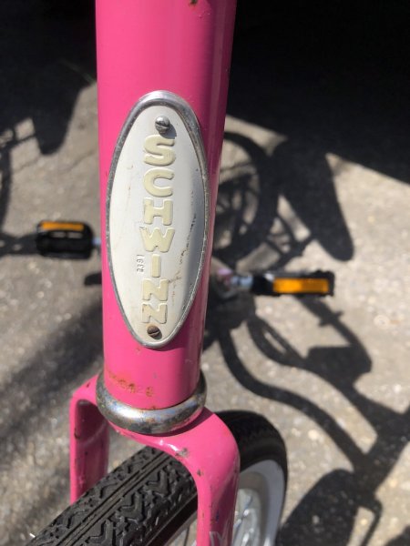 画像2:  【店舗引き取り限定】Vintage Schwinn Ladies Pink Bicycle 20" (R580) (2)