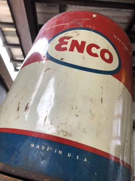 画像5: Vintage Motor Gas Oil 5 Gallon Can ENCO (R584)  (5)