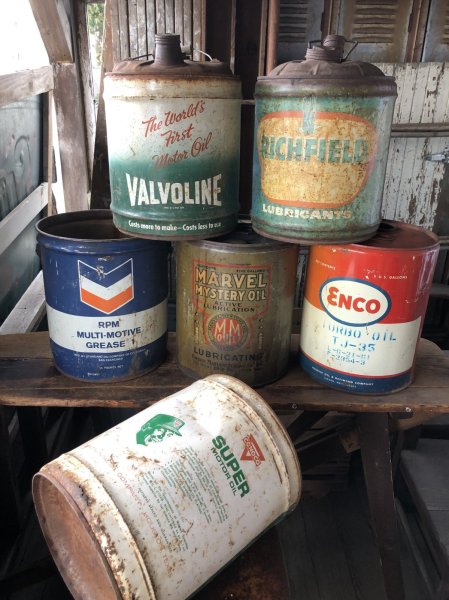 画像12: Vintage Motor Gas Oil 5 Gallon Can VALVOLINE (R586)  (12)