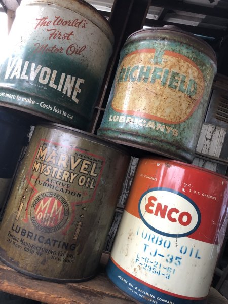 画像16: Vintage Motor Gas Oil 5 Gallon Can RICHFIELD (R588)  (16)