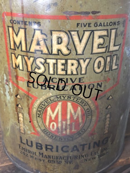 画像14: Vintage Motor Gas Oil 5 Gallon Can MARVEL MYSTERY (R585)  (14)