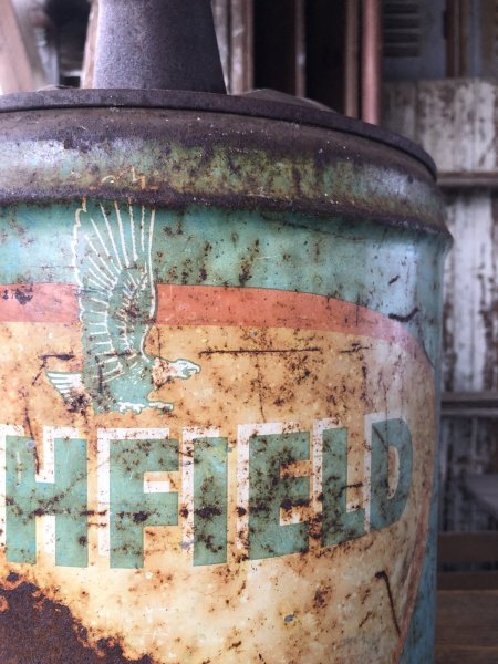 画像9: Vintage Motor Gas Oil 5 Gallon Can RICHFIELD (R588)  (9)