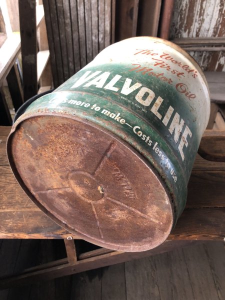 画像7: Vintage Motor Gas Oil 5 Gallon Can VALVOLINE (R586)  (7)