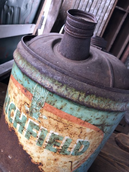 画像10: Vintage Motor Gas Oil 5 Gallon Can RICHFIELD (R588)  (10)