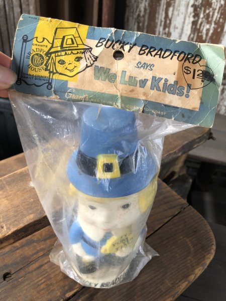画像21: 70s Vintage Advertising Bucky Bradford Vinyl Doll W/Pack (R589)  (21)