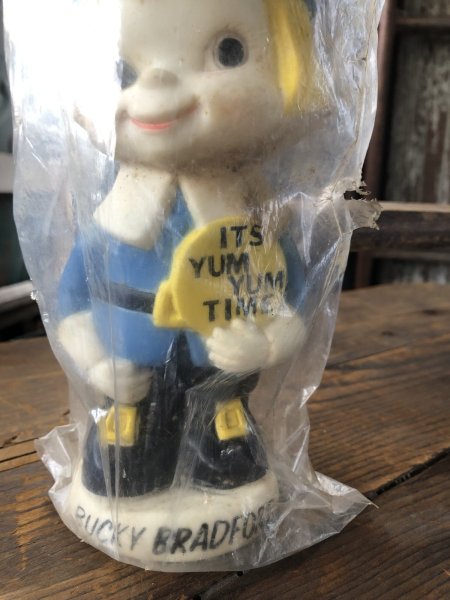 画像12: 70s Vintage Advertising Bucky Bradford Vinyl Doll W/Pack (R589)  (12)