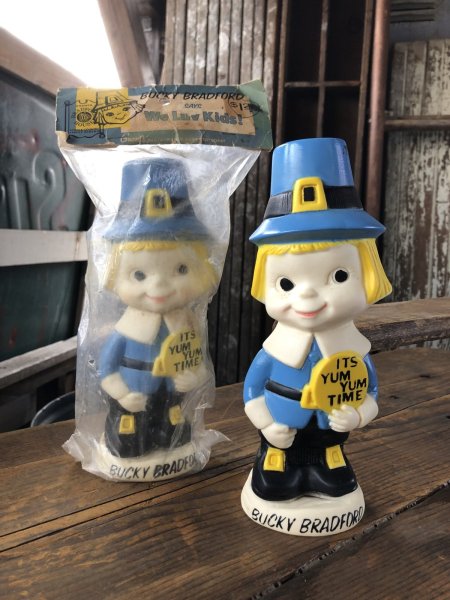 画像23: 70s Vintage Advertising Bucky Bradford Vinyl Doll W/Pack (R589)  (23)