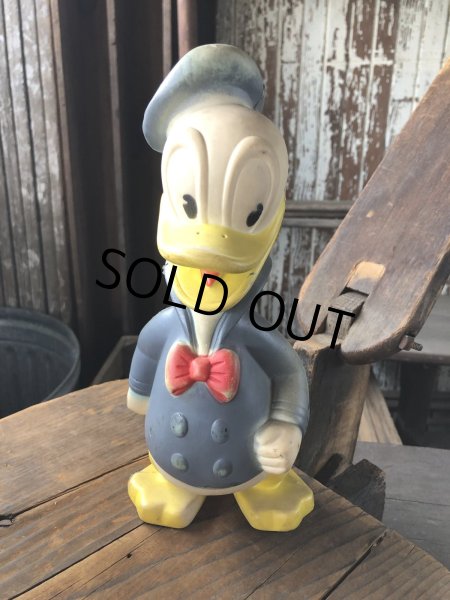 画像3: 50s Vintage Disney Sun Rubber Donald Duck Doll 26cm (R591) (3)
