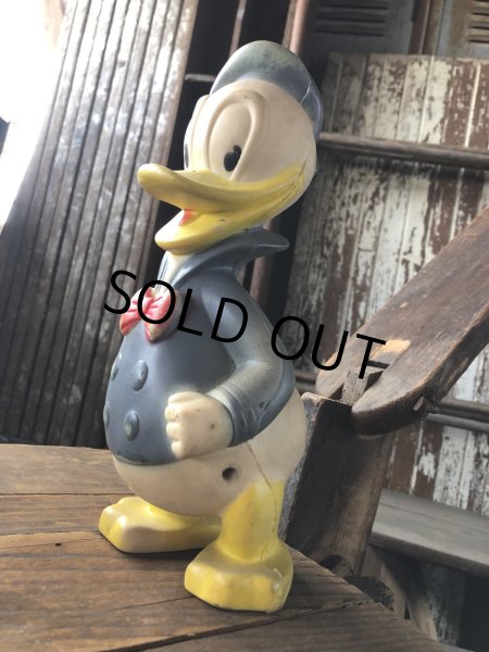 画像7: 50s Vintage Disney Sun Rubber Donald Duck Doll 26cm (R591) (7)