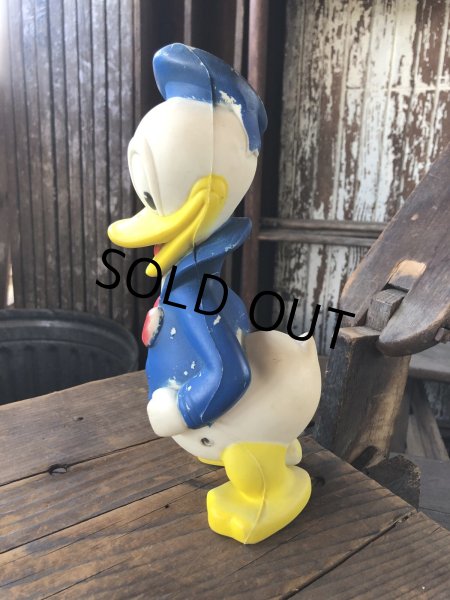 画像4: 50s Vintage Disney Sun Rubber Donald Duck Doll 26cm (R592) (4)