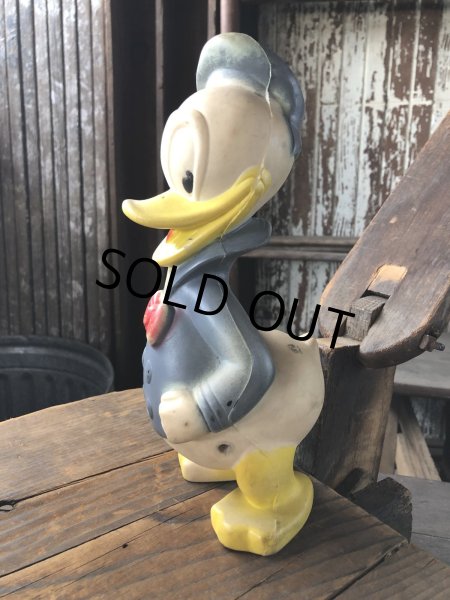画像4: 50s Vintage Disney Sun Rubber Donald Duck Doll 26cm (R591) (4)
