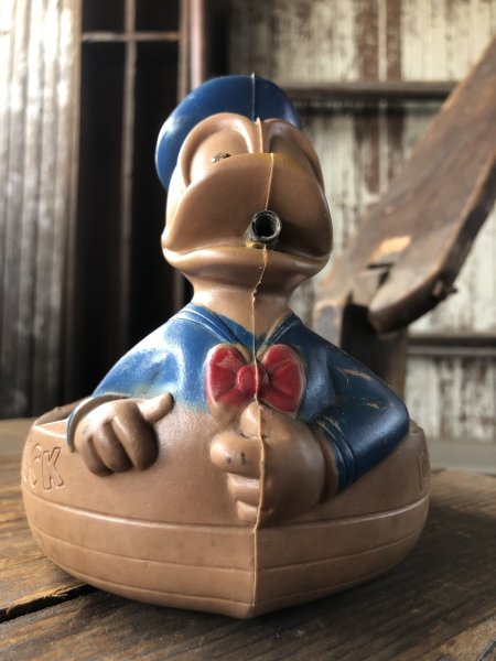 画像8: 50s Vintage Disney Sun Rubber Donald Duck Soap Dish (R593) (8)