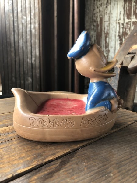 画像5: 50s Vintage Disney Sun Rubber Donald Duck Soap Dish (R593) (5)