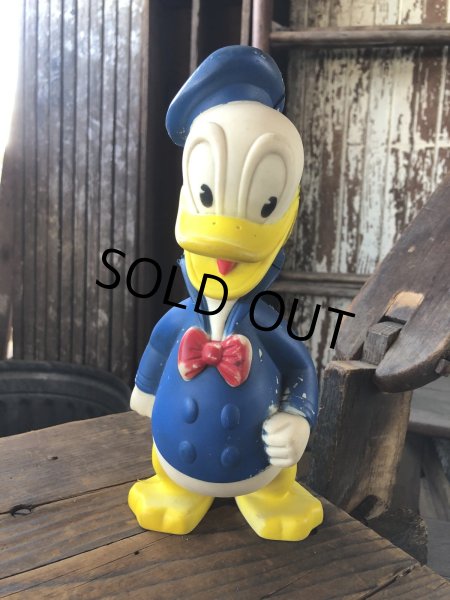 画像3: 50s Vintage Disney Sun Rubber Donald Duck Doll 26cm (R592) (3)
