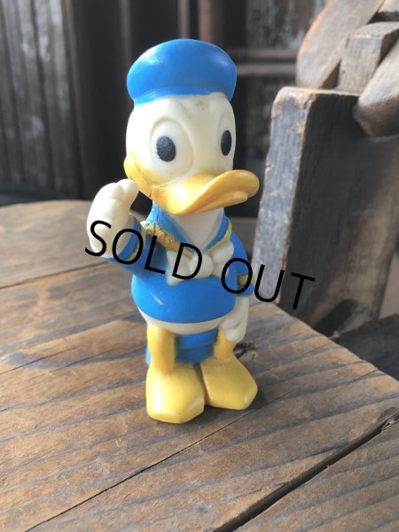 画像1: Vintage Disney Donald Duck Doll 10.5cm (R602) (1)