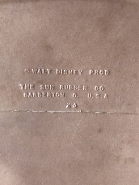 画像9: 50s Vintage Disney Sun Rubber Donald Duck Soap Dish (R593) (9)