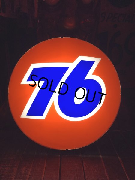 画像7: Vintage Advertising 76 Gas Station Original Display Lighted Sign Huge (R607)  (7)