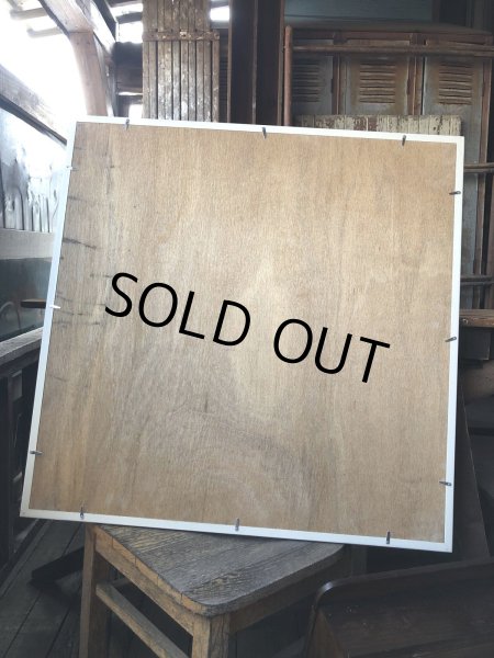 画像17: Vintage 7UP Soda Peter Max Floral Cardboard Store Sign w/Frame (R609) (17)