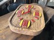 画像5: 70s Vintage BURGER KING Store Display Faux Wood Wall Clock Sign (R610) (5)