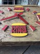 画像9: 70s Vintage BURGER KING Store Display Faux Wood Wall Clock Sign (R610) (9)