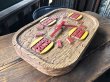 画像3: 70s Vintage BURGER KING Store Display Faux Wood Wall Clock Sign (R610) (3)