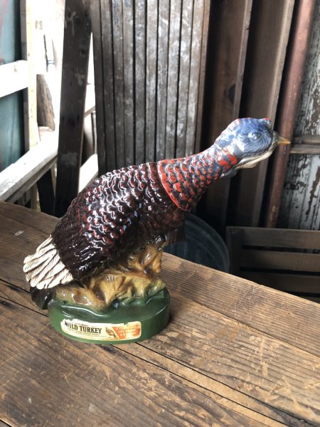 画像1: Vintage Wild Turkey Kentucky Bourbon Whiske Decanter Bottle (R612) (1)