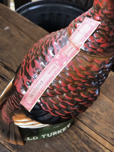 画像13: Vintage Wild Turkey Kentucky Bourbon Whiske Decanter Bottle (R611) (13)
