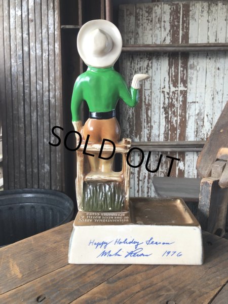 画像4: 70s Vintage Advertising JIM BEAM Bourbon Whiskey Cowgirl Counter Display Statue (R613) (4)